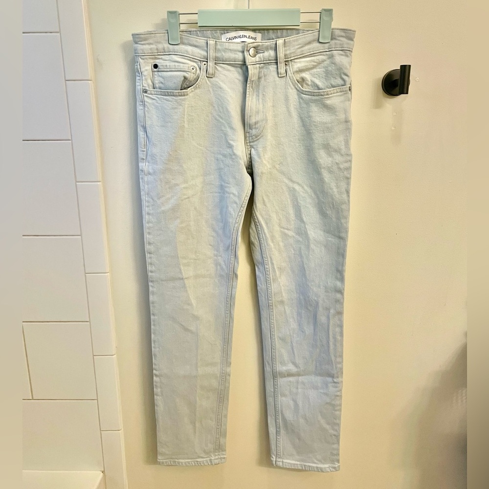 Calvin Klein Light Blue Slim Men Jeans